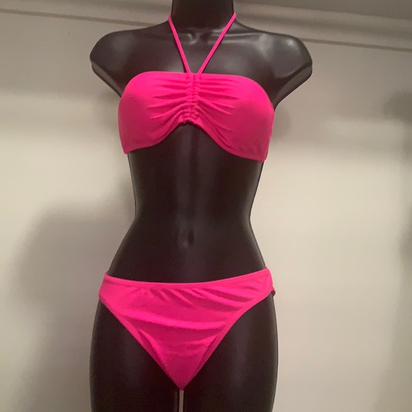 Two piece tube top bathing suit - Picture 1 of 3
